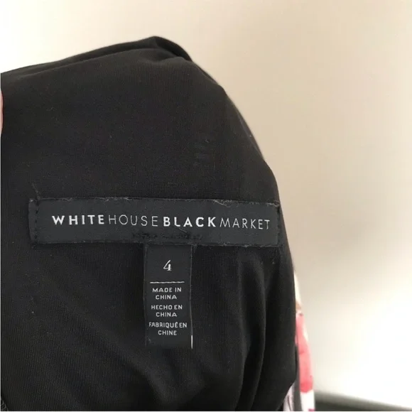 White House Black Market Floral Fit & Flare Dress - Picture 12 of 16